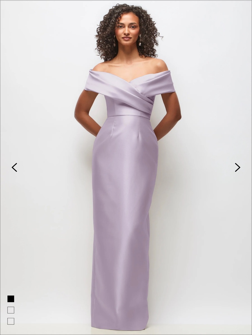 Alfred Sung D887 in LILAC HAZE Autumn Wedding Guest Dress